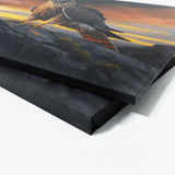 Hawk Atmospheric Sunset 8 Wall Art