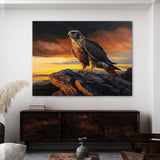 Hawk Atmospheric Sunset 8 Wall Art