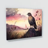 Hawk Cute Sunset 21 Wall Art