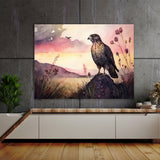 Hawk Cute Sunset 21 Wall Art