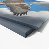 Hawk Flying Blue Sky 19 Wall Art