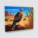 Hawk Vibrant Desert 17 Wall Art