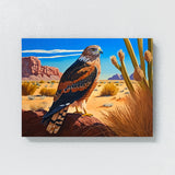 Hawk Vibrant Desert 17 Wall Art