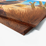 Hawk Vibrant Desert 17 Wall Art