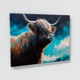 Highland Cow Abstract 1 Wall Art