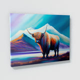 Highland Cow Abstract 11 Wall Art