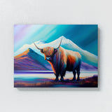Highland Cow Abstract 11 Wall Art