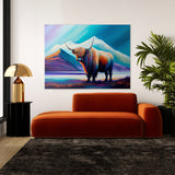 Highland Cow Abstract 11 Wall Art