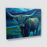 Highland Cow Abstract 22 Wall Art