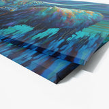 Highland Cow Abstract 22 Wall Art