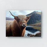 Highland Cow Landscape 13 Wall Art
