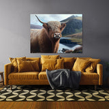 Highland Cow Landscape 13 Wall Art