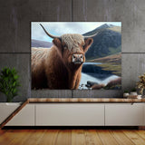 Highland Cow Landscape 13 Wall Art