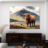 Highland Cow Landscape 14 Wall Art