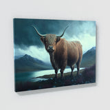 Highland Cow Landscape 15 Wall Art
