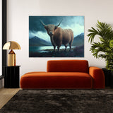 Highland Cow Landscape 15 Wall Art