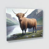 Highland Cow Landscape 17 Wall Art