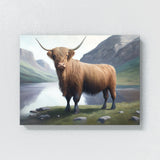 Highland Cow Landscape 17 Wall Art