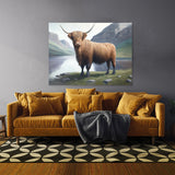 Highland Cow Landscape 17 Wall Art