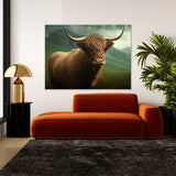 Highland Cow Landscape 25 Wall Art