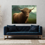 Highland Cow Landscape 25 Wall Art