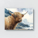 Highland Cow Realistic 6 Wall Art