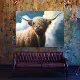 Highland Cow Sky 18 Wall Art
