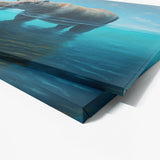 Hippopotamus Atmospheric Scene 11 Wall Art