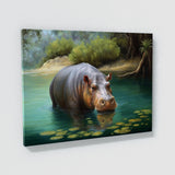 Hippopotamus Hippo In 12 Wall Art