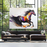 Horse Abstract Dynamic 28 Wall Art