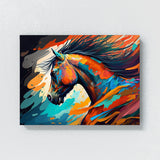 Horse Abstract Motion 40 Wall Art