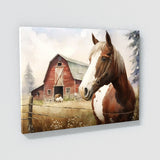 Horse Barn Cute 17 Wall Art