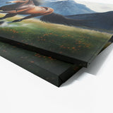 Horse Galloping Mountain 25 Wall Art