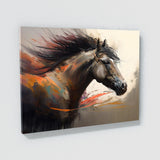 Horse Motion Brushstrokes 38 Wall Art