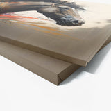 Horse Motion Brushstrokes 38 Wall Art