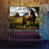 Horse Realistic Barn 29 Wall Art
