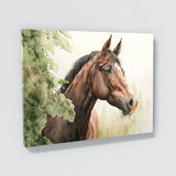 Horse Tree Cute 19 Wall Art