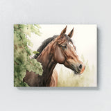 Horse Tree Cute 19 Wall Art