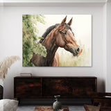 Horse Tree Cute 19 Wall Art