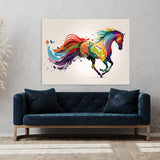 Horse Vibrant Artistic 27 Wall Art