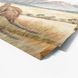 Kangaroo Grass Mountains 17 Wall Art