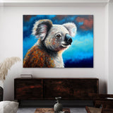 Koala Blue Sky Background 6 Wall Art