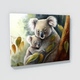 Koala Cute Mother 3 Wall Art