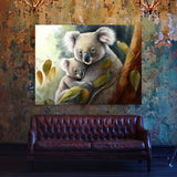 Koala Cute Mother 3 Wall Art