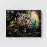 Leopard Atmospheric Forest 19 Wall Art