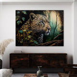 Leopard Atmospheric Forest 19 Wall Art