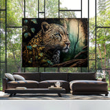 Leopard Atmospheric Forest 19 Wall Art