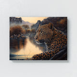 Leopard Atmospheric Scene 38 Wall Art