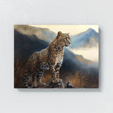Leopard Atmospheric Scene 40 Wall Art