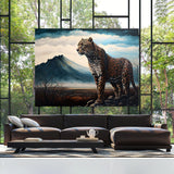 Leopard Atmospheric Scene 7 Wall Art